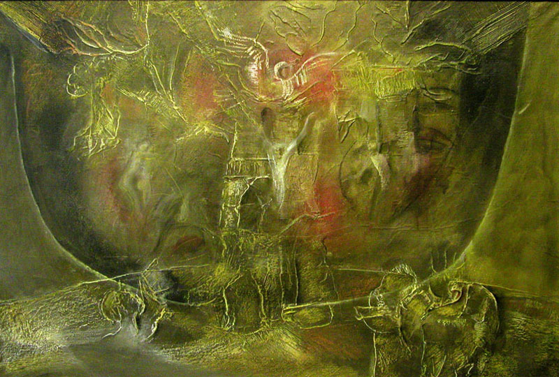 <b>РІР‚СљAscent from HellРІР‚Сњ</b><br>Canvas, oil, 100x80