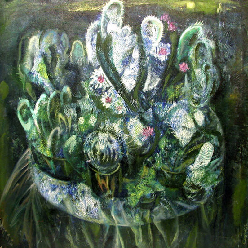 Canvas, oil, 90x90