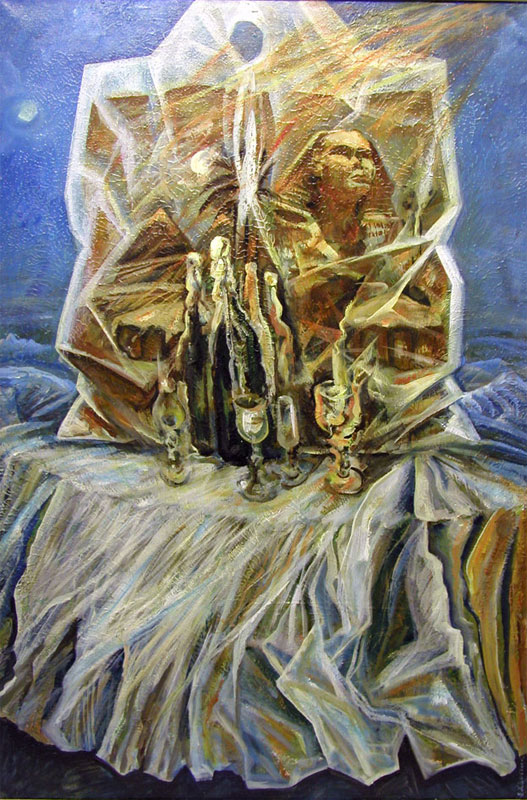 <b>РІР‚СљVirtual TimeРІР‚Сњ</b><br>Canvas, oil, 100x80